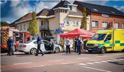  ?? FOTO ZB ?? Het ongeval gebeurde op zaterdag 5 september 2020 op de Koolmijnla­an.