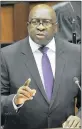  ??  ?? MONEY MATTERS: Finance Minister Nhlanhla Nene