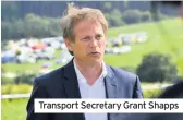  ??  ?? Transport Secretary Grant Shapps