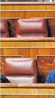  ?? // ABC ?? Pablo Casado interviene desde su escaño en un Pleno del Congreso de los Diputados