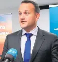  ??  ?? Deal hopes: Leo Varadkar