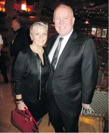  ??  ?? Pictured at the 2018 Generosity of Spirit Awards are Alan and Shelly Norris, recipients of the 2018 United Way of Calgary &amp; Area Philanthro­pic Family Award.