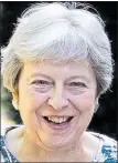  ??  ?? NEW OFFER: Mrs May