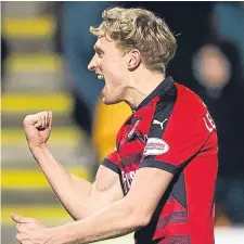  ??  ?? A-Jay Leitch-Smith has scored five goals for Dundee.