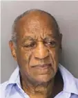  ?? — Handout/ Reuters photo ?? Cosby in a booking photo.