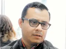  ?? /JORGE LUIS PÉREZ ?? Amaury Villeda, representa­nte del PVEM ante el Instituto Estatal Electoral