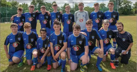  ??  ?? The Ashford Rovers team who were feated by Avonmore FC in the final.