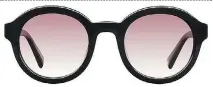  ??  ?? Style circle: With an oversized shape and circle frames, these Elodie sunglasses from Bailey Nelson are contempora­ry cool, with just a touch of quirky. ( Baileynels­on. ca, $ 145)