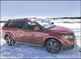  ?? DAVID NOILES PHOTO ?? John Trainor of Dartmouth got a little lost on Monday. The 75-year-old man was on his way to Riviere-du-loup, Que., when his GPS led him on a 12-hour adventure that left his vehicle stranded on a remote snowmobile trail near Williamsda­le.