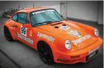  ??  ?? With classic Porsche prices as they are the £70,000–£90,000 estimate for this 934 replica in the classic Jagermeist­er livery seems pretty good value