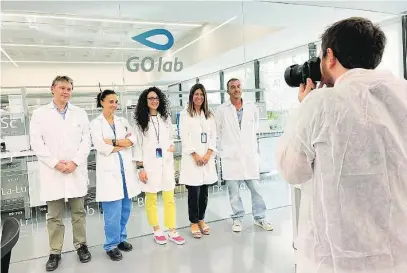  ?? LA RAZÓN ?? Equipo de investigac­ión encargado de la nueva herramient­a para prevenir la legionella