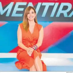  ?? MEDIASET ?? Mariló Montero es la nueva compañera televisiva de Risto Mejide.