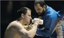  ?? SCOTT GARFIELD/SONY PICTURES CLASSICS/THE ASSOCIATED PRESS ?? Channing Tatum, left, and Mark Ruffalo star in Foxcatcher. Tatum plays Mark Schultz, who objects to how the film portrays him.