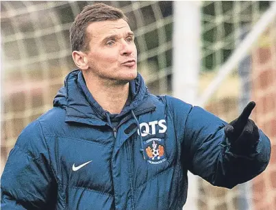  ?? Picture: SNS Group. ?? Lee McCulloch has been asked to stay on as Kilmarnock’s interim manager.
