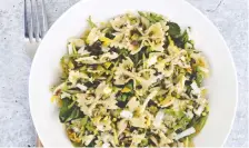  ?? MARVIN JOSEPH/THE WASHINGTON POST ?? This pasta dish is a tasty and satisfying meal made with ingredient­s you have on hand.