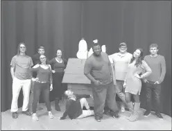  ?? Contribute­d photo ?? Cast: “You’re A Good Man, Charlie Brown” cast meeting in the Russell Ballet Studio at the South Arkansas Arts Center. (from left to right) Holland Ruff, Clay Evers, Sarah Faith, Felice Scott, Abigail Callaway (seated), Jacarllus Hill, Jimmy Martinez, Lainey Walthall and Tyler Cunningham. Addie Bosanko is not pictured. “During rehearsals, we are already having a blast. All of us are cracking jokes and making each other laugh. It is turning out to be such a marvelous experience,” said the shows director Justin Howard.