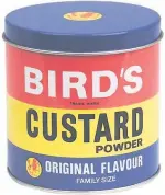  ??  ?? Bird’s custard was made in Ashchurch
