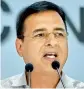  ??  ?? Randeep Surjewala