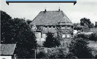  ?? FOTO: LÅNT AV SOPHIE RODIN ?? 1928: Huset var en periode delvis dekket av vekster.