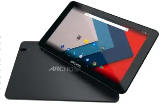  ??  ?? Das Archos Oxygen 101 S bietet einen 10,1 Zoll großen bildschirm mit einer Auflösung von 1.920 x 1.200 Pixeln.