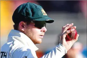  ?? AFP ?? The 30-year-old Smith was suspended from captaining the Australian team after he attempted to alter balls with sandpaper.