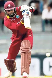  ??  ?? Veteran West Indies batsman Marlon Samuels