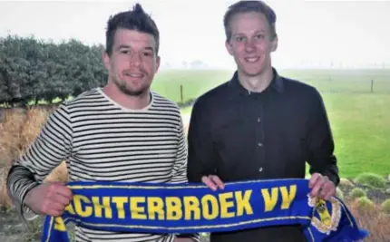  ?? FOTO TVC ?? Lander Van Gestel (links) en Ibe Van den Buys, samen goed voor meer dan vijfhonder­d matchen bij Achterbroe­k.