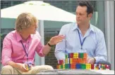  ??  ?? Owen Wilson, left, as Nick Campbell and Vince Vaughn as Billy McMahon in the Internship