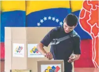  ?? AP ?? Dominicana votó contra elecciones de Venezuela.