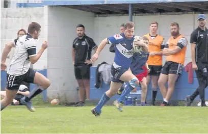  ?? Aidan Gleeson snr ?? ●●Action from Mayfield A’s victory against Chorley Panthers at the weekend