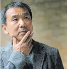  ??  ?? 3. Haruki Murakami.