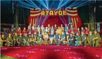  ?? |CORTESÍA ?? El circo Atayde Hnos. cumplió 131 años de viajar por el mundo entretenie­ndo a chicos y grandes, con actos nuevos y clásicos del mundo circense.