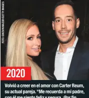  ??  ?? Volvió a creer en el amor con Carter Reum, su actual pareja. “Me recuerda a mi padre, con él me siento feliz y segura. ¡Por fin encontré al indicado!”, le dijo a People.