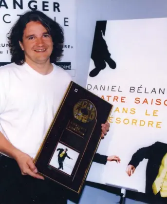  ?? PHOTO D’ARCHIVES ?? Audiogram lancera, le 25 juin, une édition limitée de 2000 exemplaire­s d’un vinyle double de Quatre saisons dans le désordre de Daniel Bélanger lancé voilà 25 ans.