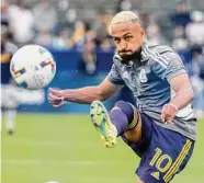  ?? Shaun Clark/Getty Images ?? Nashville SC’s Hany Mukhtar was the MVP last season after scoring 23 goals and adding 11 assists.