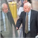  ?? J. SCOTT APPLEWHITE/AP ?? Sen. John McCain, R-Ariz., shown arriving at the Capitol on Thursday, says he plans to listen to input from Arizona’s leaders.