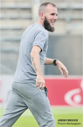  ?? Picture: Backpagepi­x ?? JEREMY BROCKIE