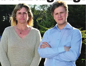  ??  ?? Passed from pillar to post: Jaki Cowling and her son Josh Coultas have been left out of pocket