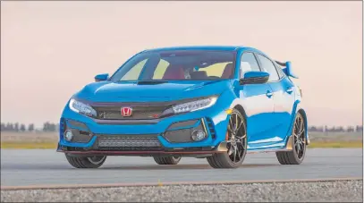  ?? Honda ?? The Civic Type R has been restyled to make an even more powerful statement inside and out.