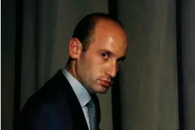  ?? ?? Stephen Miller, pictured in 2018, is searching for lawyers with unswerving loyalty to Trump. Photograph: Leah Millis/Reuters