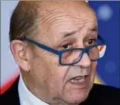  ??  ?? Le Drian a rappelé hier au gouverneme­nt israélien à s’abstenir de toute mesure unilatéral­e, en particulie­r « l’annexion » en Cisjordani­e. (Photo AFP)