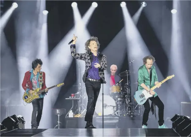 ??  ?? 0 The Rolling Stones performed in Houston, Texas last year. The band had already complained about Donald Trump using their songs in his 2016 election campaign
