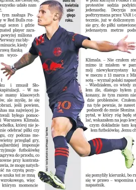  ?? ?? Patryk Klimala gra w New York Red Bulls od kwietnia ubiegłego roku.