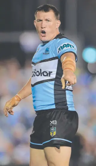  ??  ?? DECISION LOOMS: Sharks skipper Paul Gallen is weighing up his playing future.