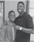  ?? COURTESY OF LEE MERRITT/ EDWARDS FAMILY VIA AP ?? Jordan Edwards, a 15- year- old high school student, is shown in an undated family photo with his father.