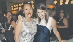  ??  ?? Loretta Chin and Gail Simmons