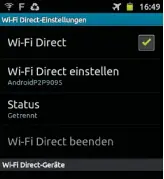  ??  ?? Kein Ad-hoc-Modus mehr: Android hat den Ad-hocModus verworfen und bietet stattdesse­n nur noch den Hotspot-Modus für Tethering sowie Wi-Fi Direct auf zertifizie­rten Geräten.