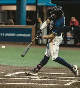  ?? ODU ATHLETICS ?? Old Dominion junior infielder Hunter Fitz-Gerald has been a threat at the plate throughout the season.