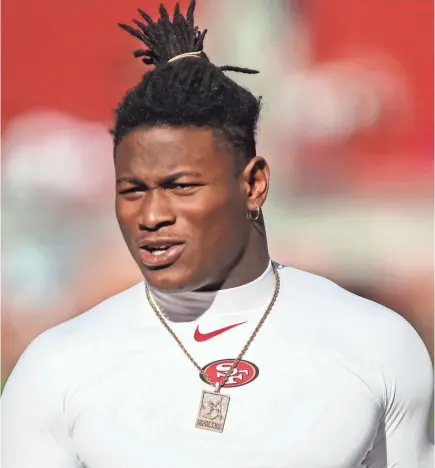  ?? SERGIO ESTRADA/USA TODAY SPORTS ?? Linebacker Reuben Foster has been arrested twice this year involving domestic violence allegation­s.