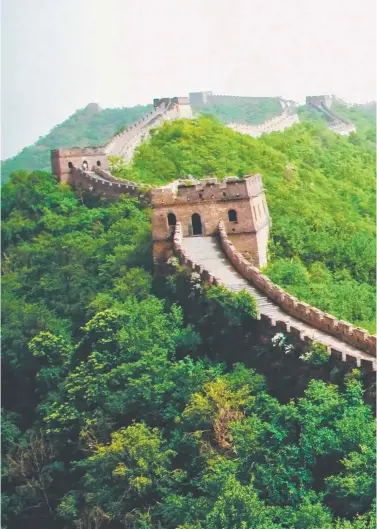  ??  ?? The Great Wall of China.